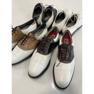 Lot Of 4 Vintage Footjoy Classics Mens Golf Shoes Size 13AA